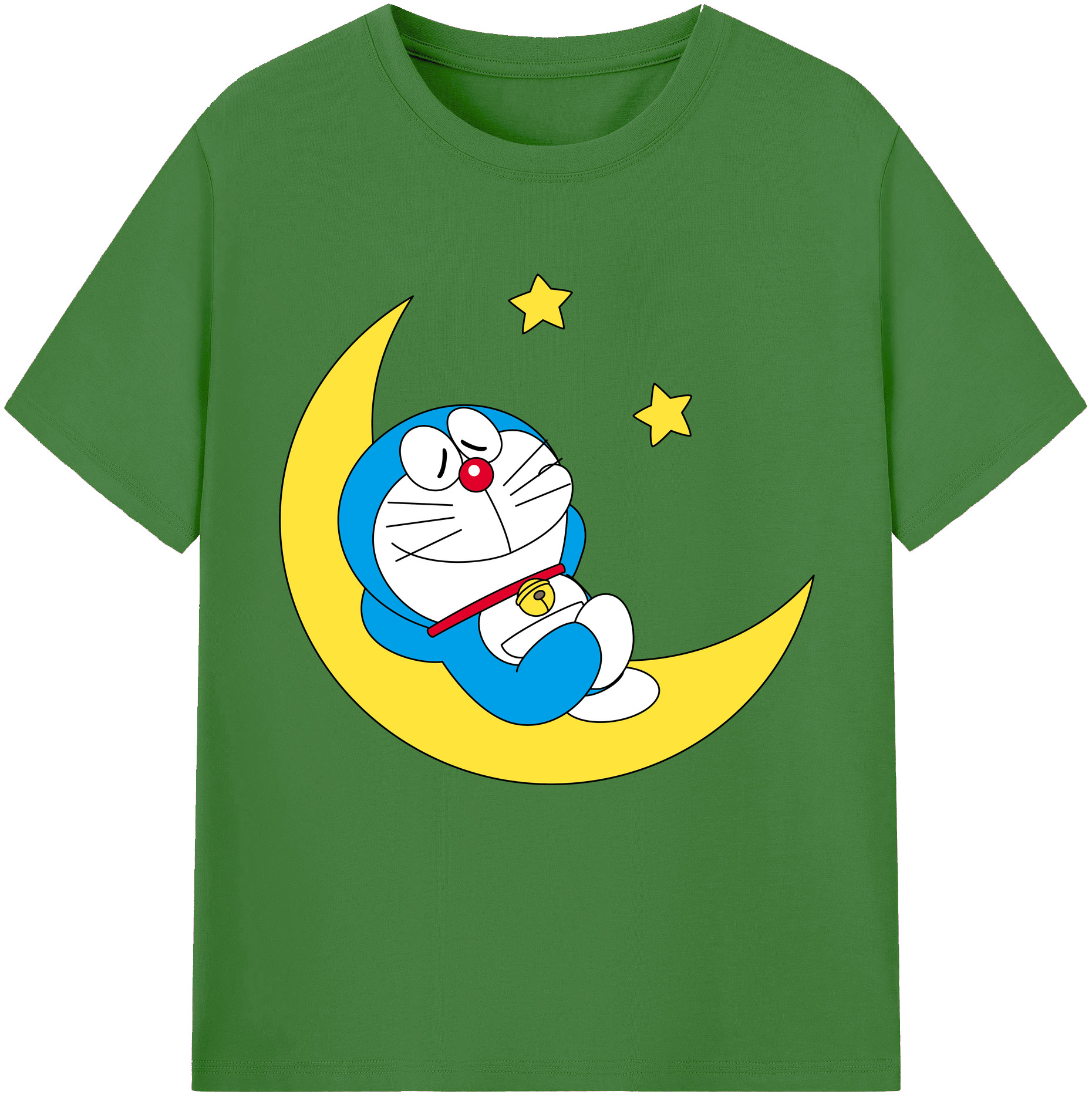 （画像用） ドラえもん Doraemon レディースカジュアルプリントTシャツ（綿100％）